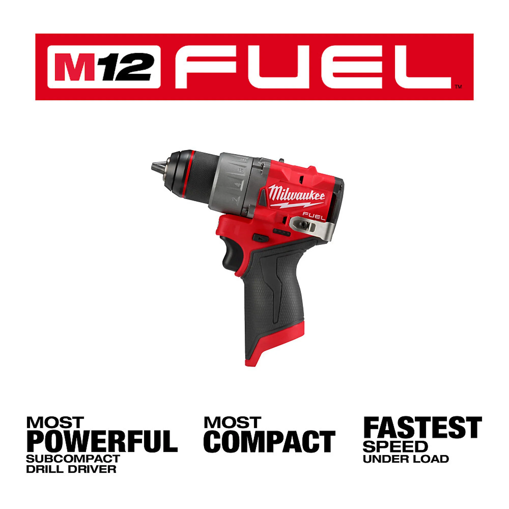 Milwaukee 3424-23 M12 FUEL 3-Tool Combo Kit - Image 5