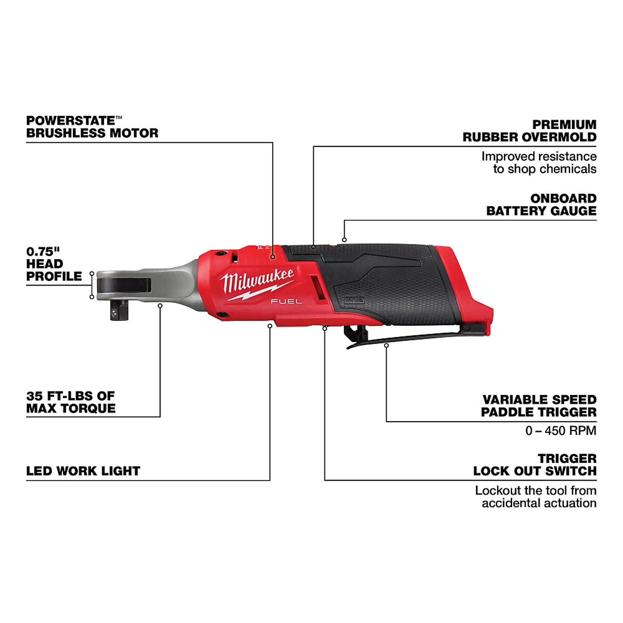 Milwaukee 3424-23 M12 FUEL 3-Tool Combo Kit - Image 7