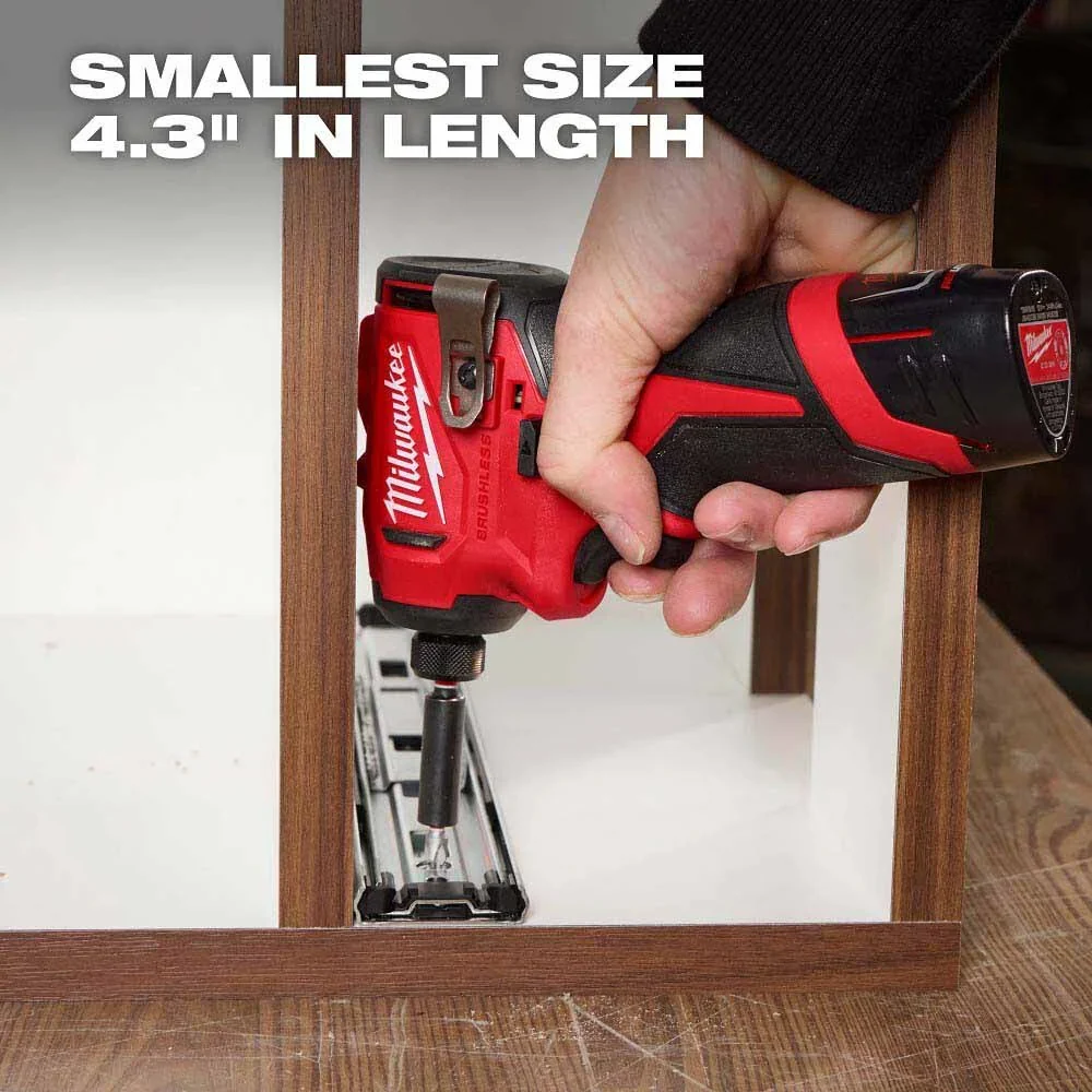 Milwaukee 3450-20 M12 Subcompact Brushless 1/4" Hex Impact Driver - Image 6