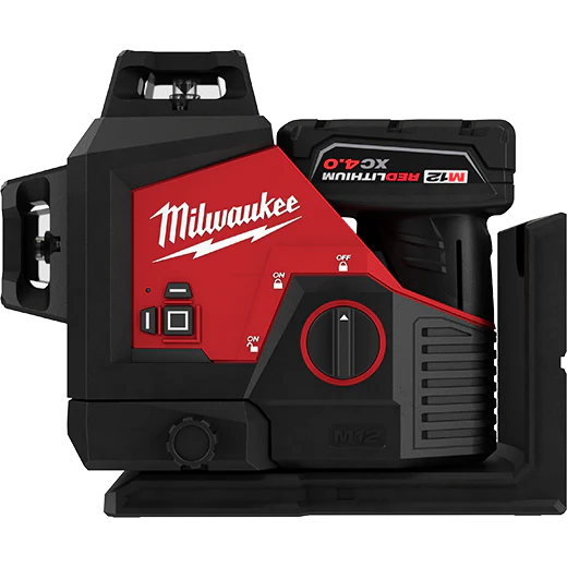 Milwaukee 3632-21 M12™ Green 360˚ 3 Plane Laser Kit - Image 3