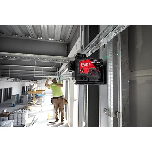 Milwaukee 3632-21 M12™ Green 360˚ 3 Plane Laser Kit - Image 7