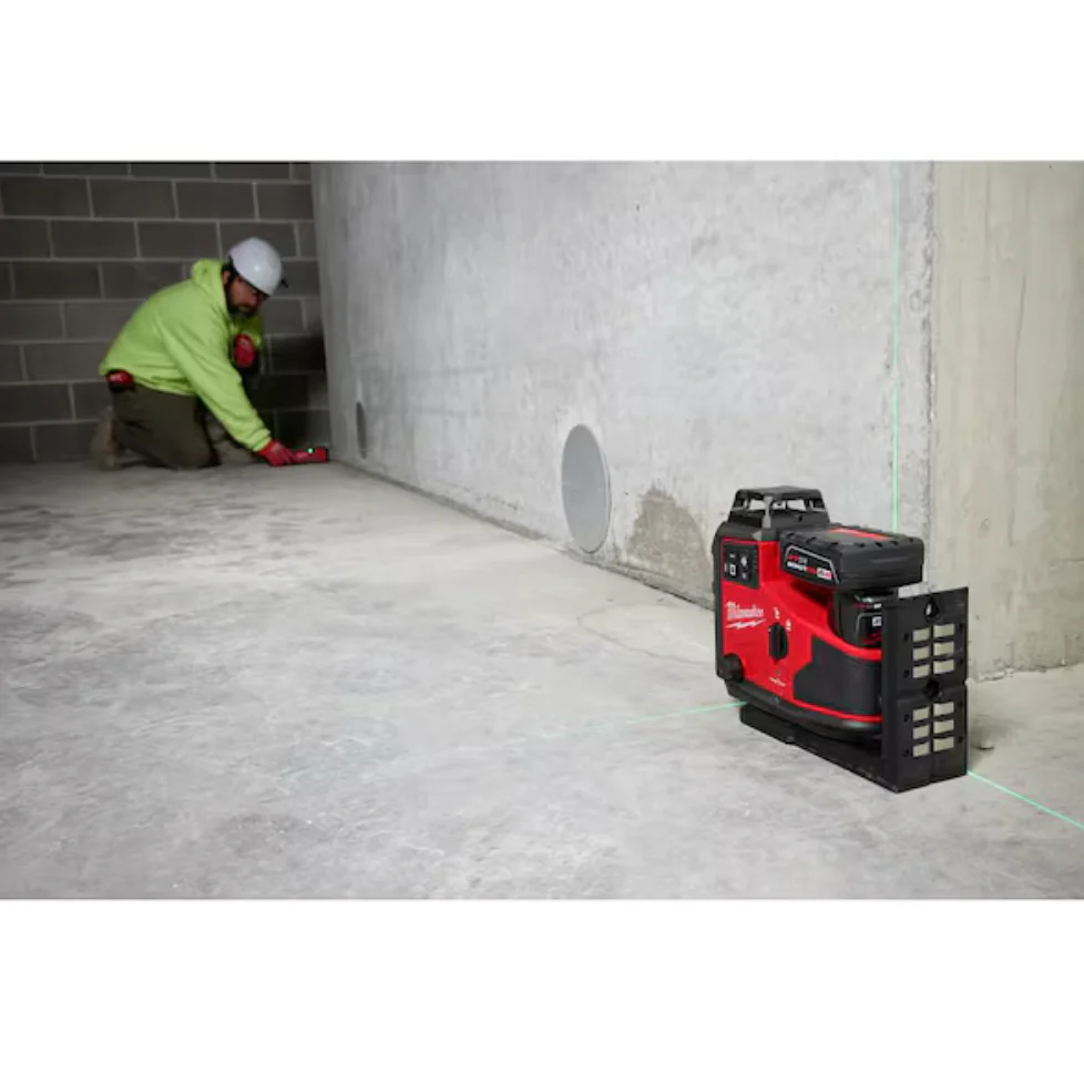 Milwaukee 3642-21 M12™ Green 360° 3-Plane Laser w/Automatic Alignment & Receiver - Image 8