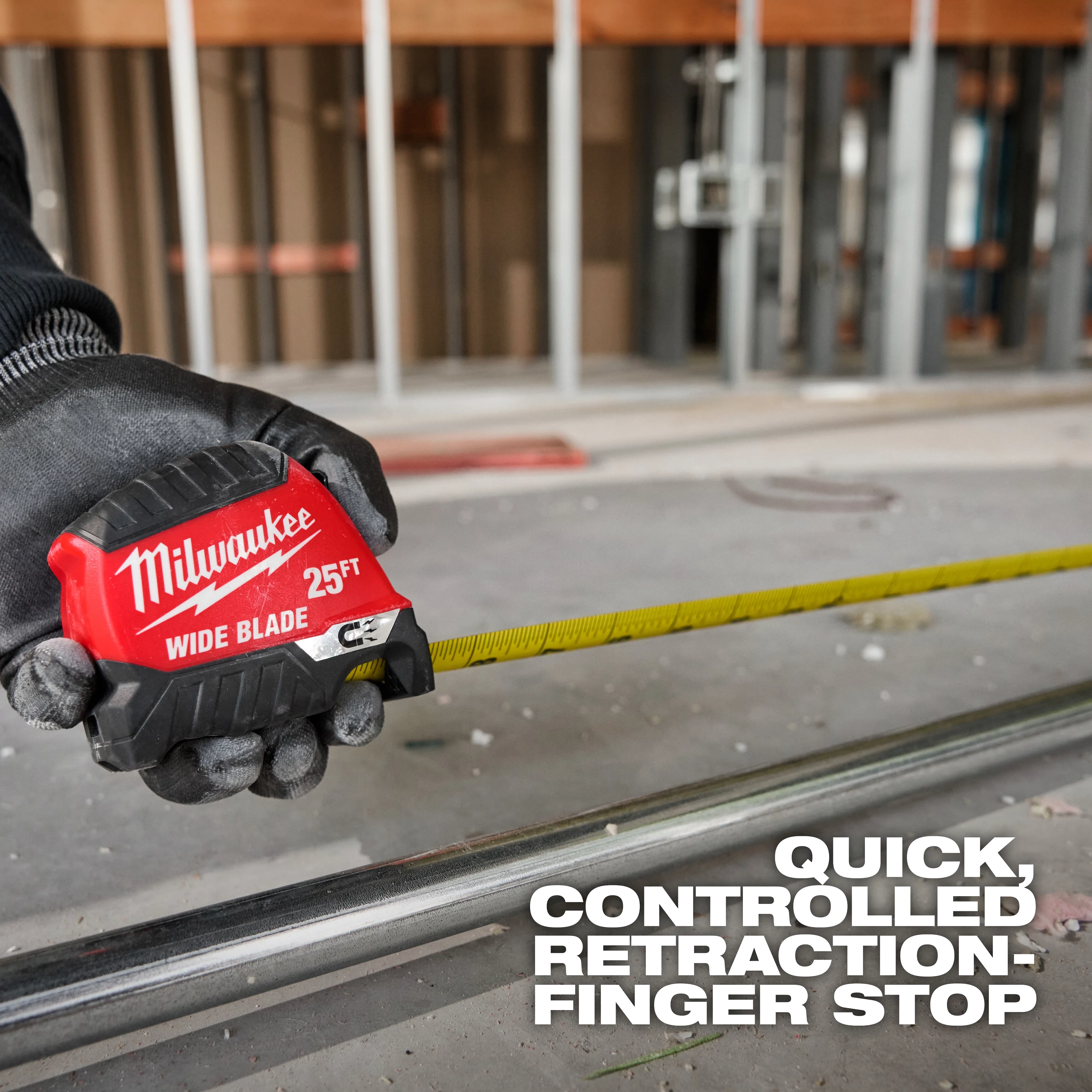 Milwaukee 48-22-1225 Wide Blade Tape Measure 25' - Image 4