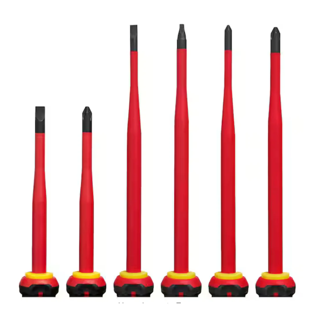 Milwaukee 48-22-2206 - 6pc 1000V Insulated Slim Tip Screwdriver Set - Image 3