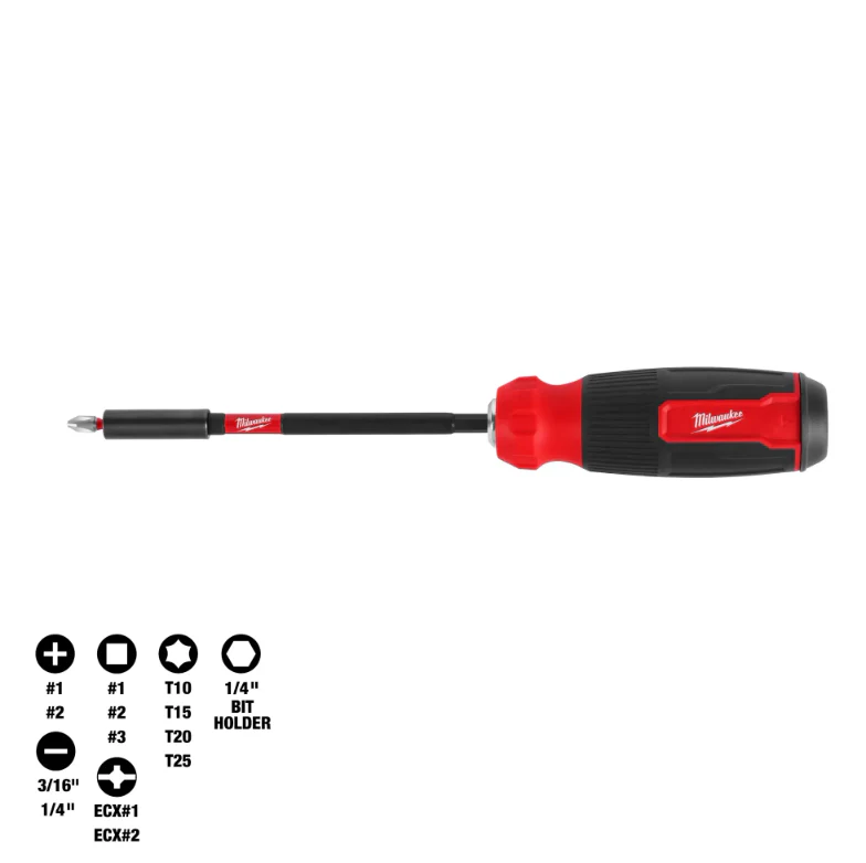 Milwaukee 48-22-2915 - 14-in-1 Multi-Bit Screwdriver With SHOCKWAVE Impact Duty™ Driver Bits - Image 2