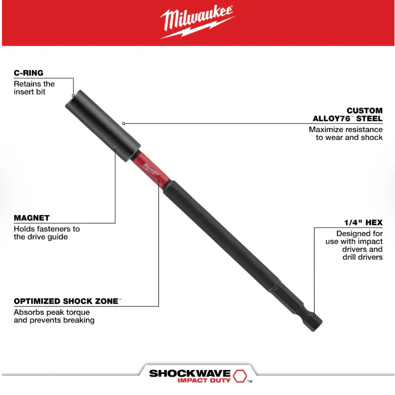 Milwaukee 48-22-2915 - 14-in-1 Multi-Bit Screwdriver With SHOCKWAVE Impact Duty™ Driver Bits - Image 5