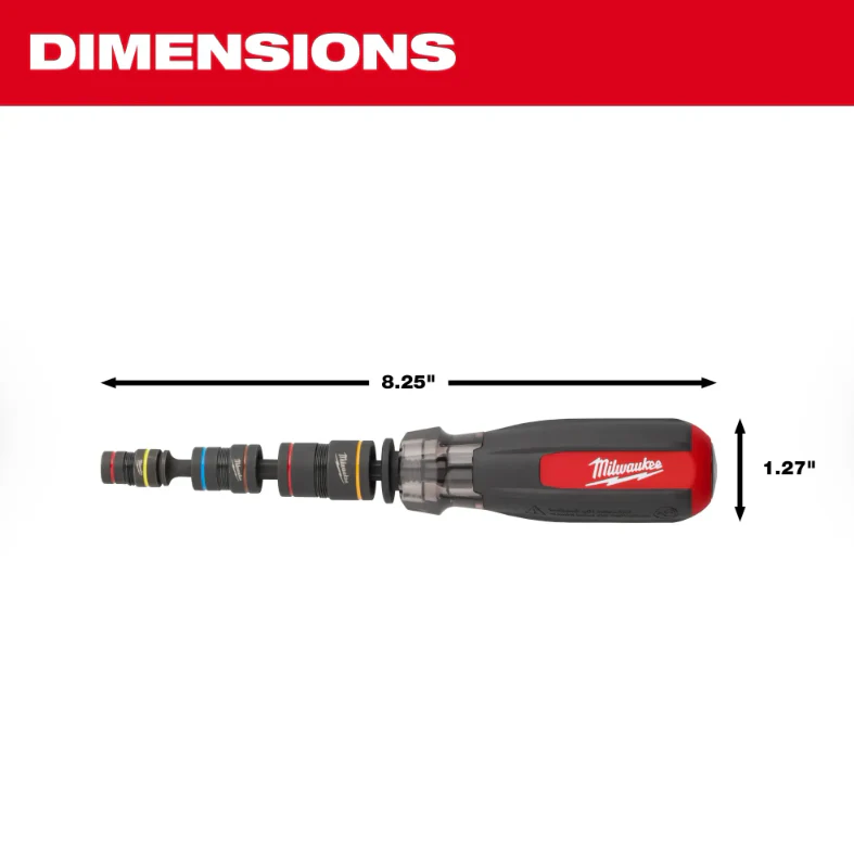Milwaukee 48-22-2921 Multi-Nut Driver W/ SHOCKWAVE Impact Duty™ Magnetic Nut Drivers - Image 2