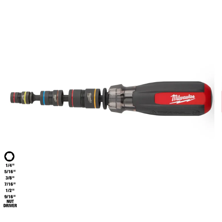 Milwaukee 48-22-2921 Multi-Nut Driver W/ SHOCKWAVE Impact Duty™ Magnetic Nut Drivers - Image 3