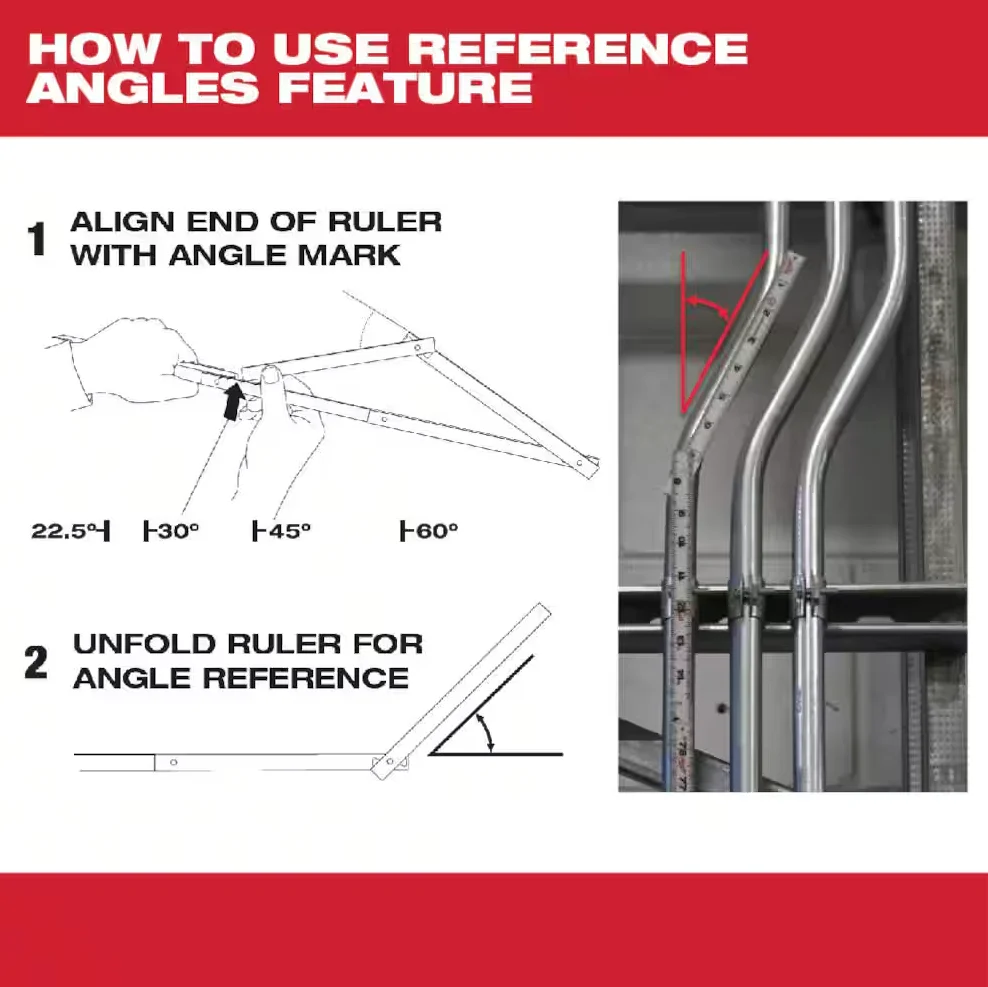 Milwaukee 48-22-3802 Composite Engineer's Folding Ruler - Image 2
