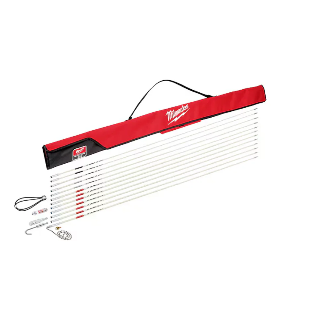 Milwaukee 48-22-4156 Fiberglass Fish Stick Low/Mid/High Flex Combo Kit, 60ft