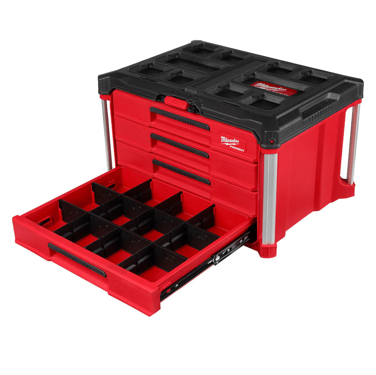 Milwaukee 48-22-8444 PACKOUT™ 4-Drawer Tool Box - Image 3