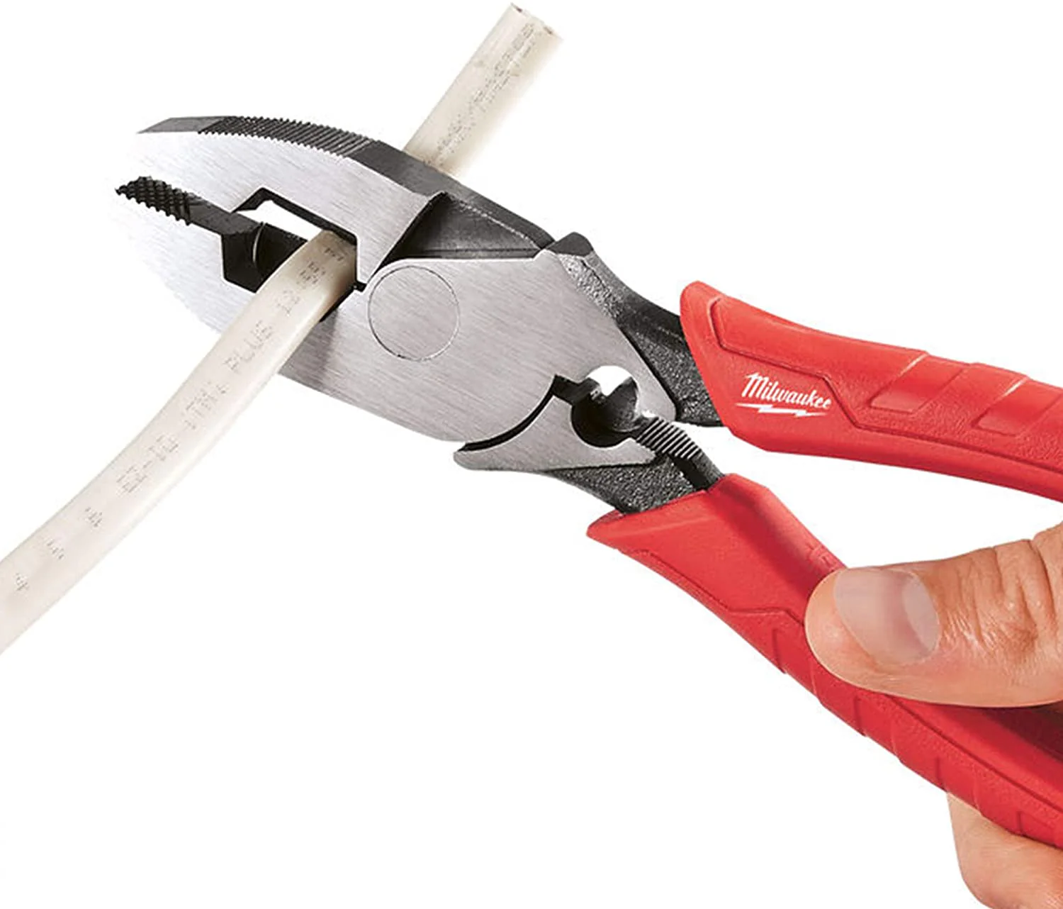 Milwaukee 48-22-6100 Comfort Grip High Leverage Lineman's Pliers with Crimper - 9" - Image 2