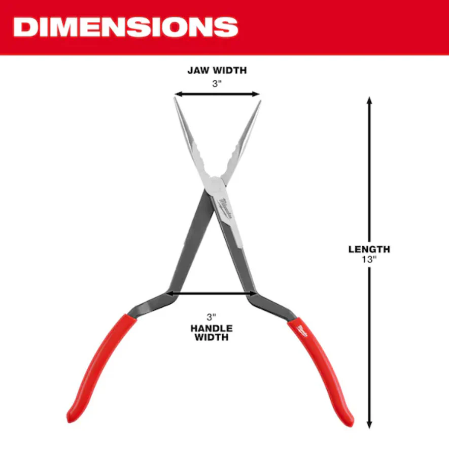 Milwaukee 48-22-6540 - 13" Long Reach Pliers - Image 3