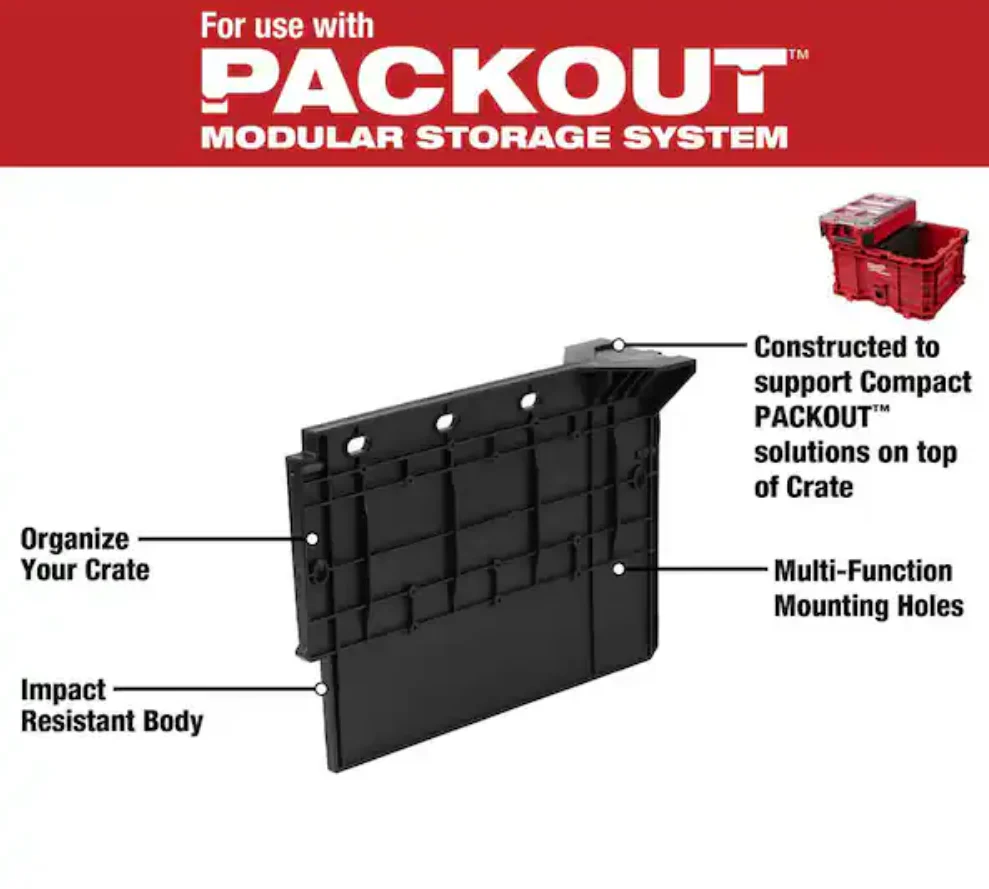 Milwaukee 48-22-8040 Divider for PACKOUT™ Crate - Image 3
