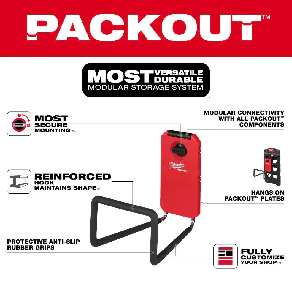 Milwaukee 48-22-8332 PACKOUT™ Wide Hook - Image 3