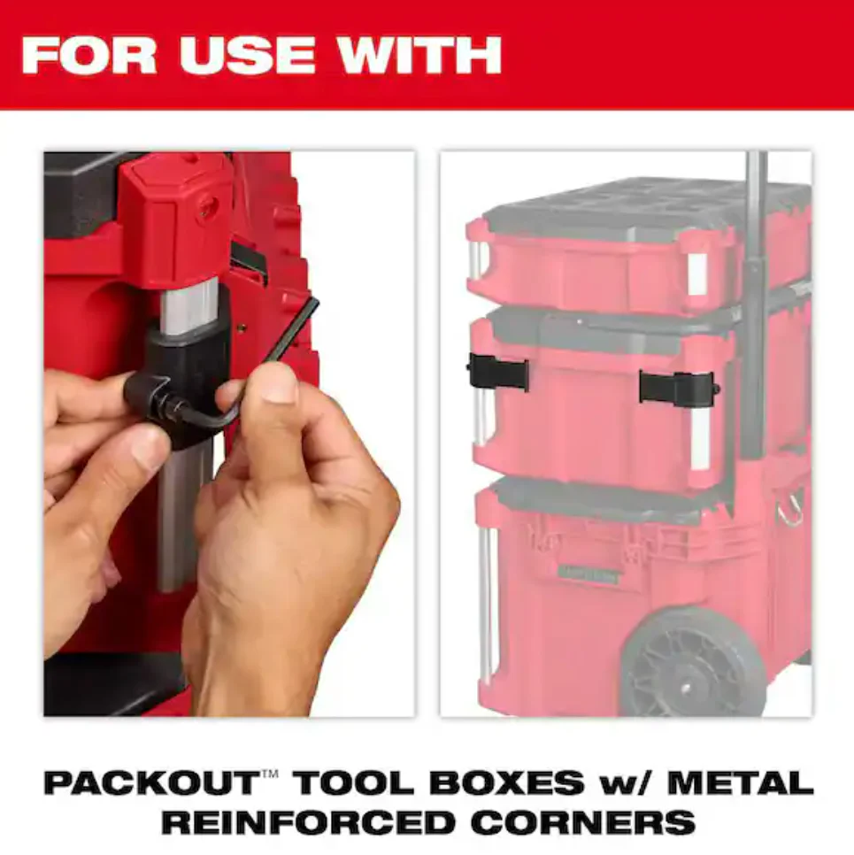 Milwaukee 48-22-8604 PACKOUT™ Tool Box M12™ Battery Rack Attachment - Image 5