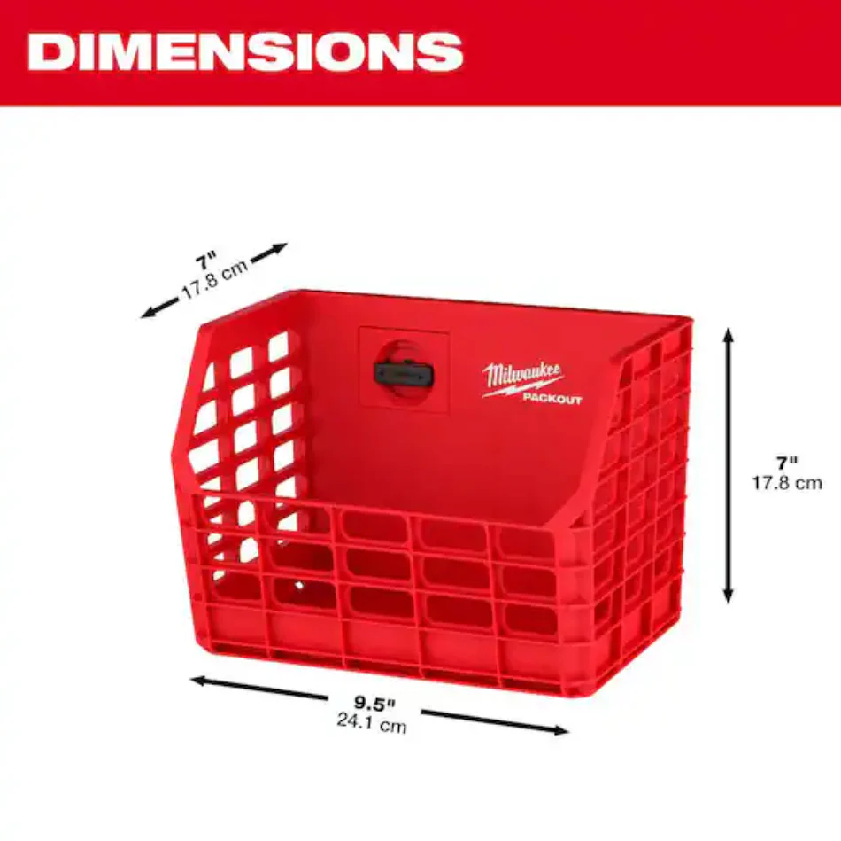 Milwaukee 48-22-8342 PACKOUT™ Compact Wall Basket - Image 2