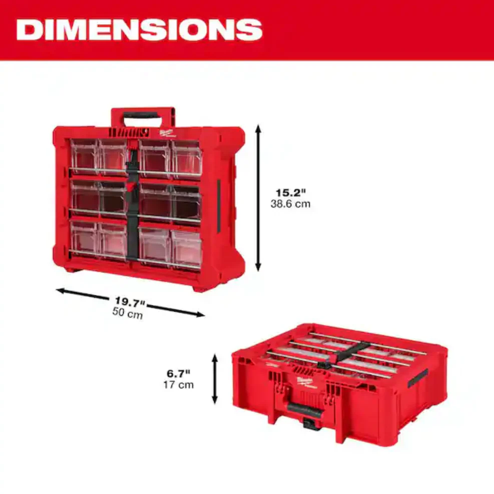 Milwaukee 48-22-8433 PACKOUT™ Tilt Bin Organizer - Image 4