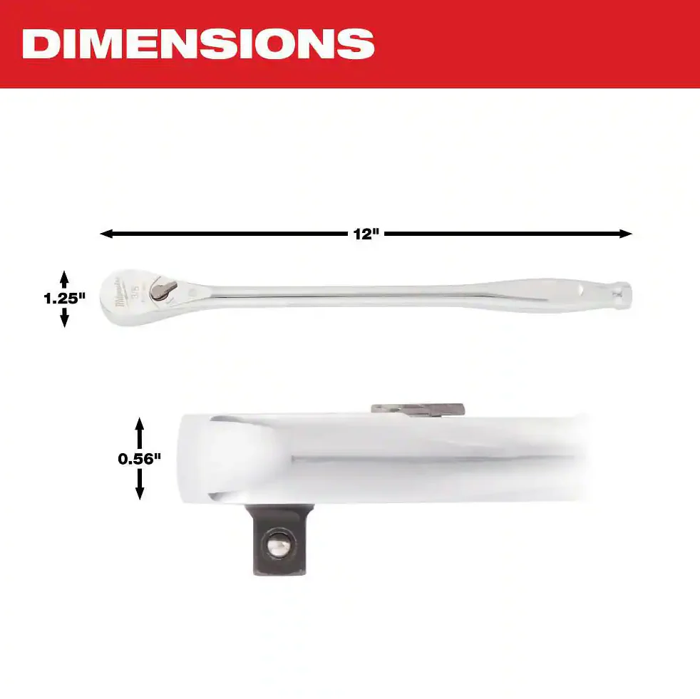 Milwaukee 48-22-9005 - 1/4" Drive 9" Ratchet - Image 3