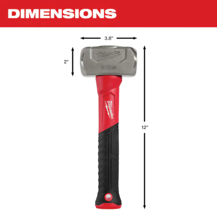 Milwaukee 48-22-9310 - 3lb Fiberglass Drilling Hammer - Image 2