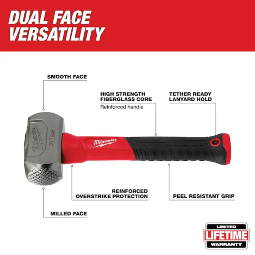 Milwaukee 48-22-9310 - 3lb Fiberglass Drilling Hammer - Image 3