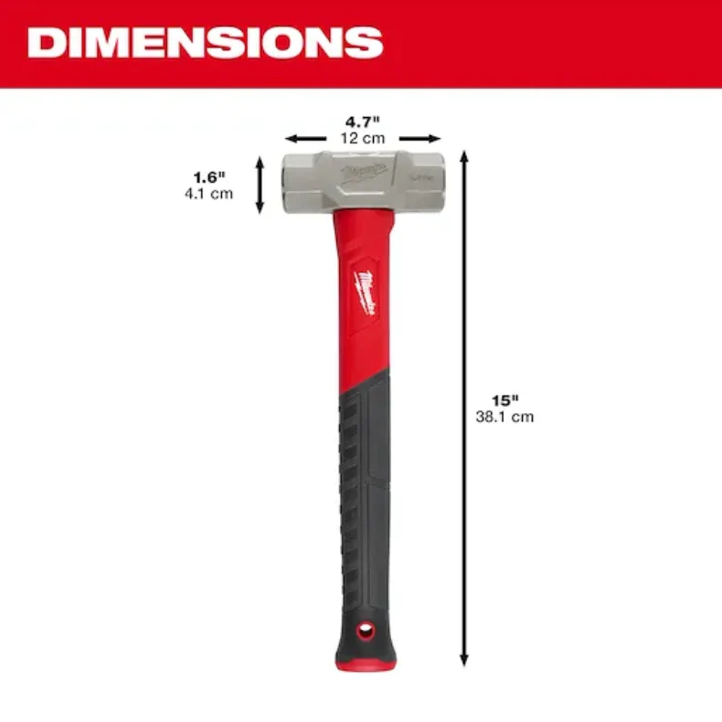 Milwaukee 48-22-9312 - 2.5lb Fiberglass Engineer Hammer - Image 3
