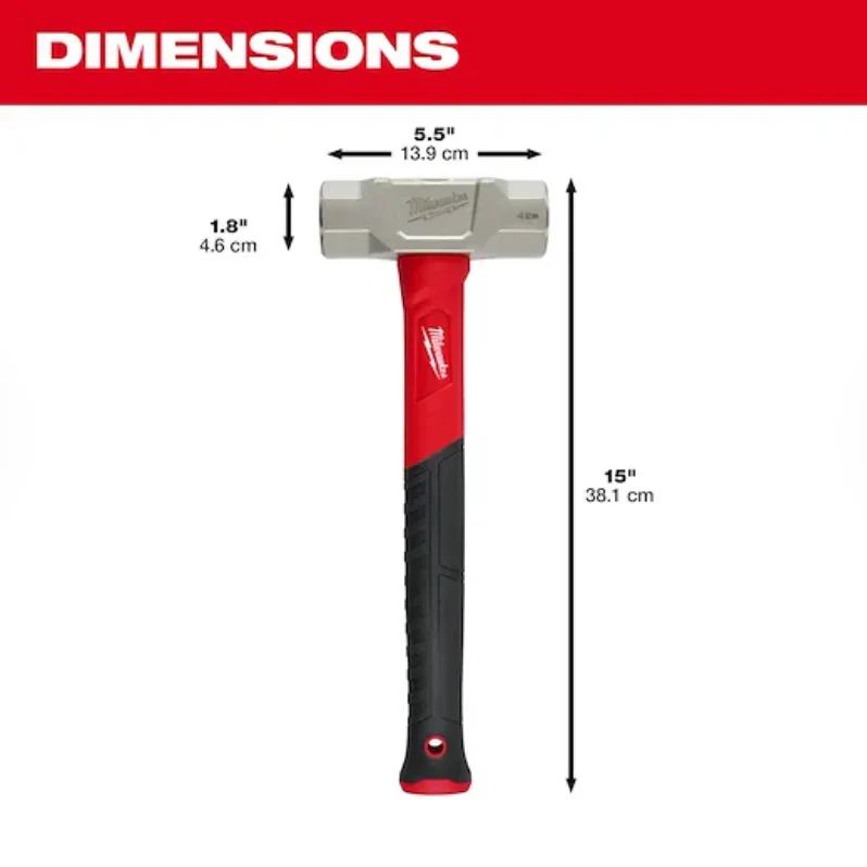 Milwaukee 48-22-9314 - 4lb Fiberglass Engineer Hammer - Image 3