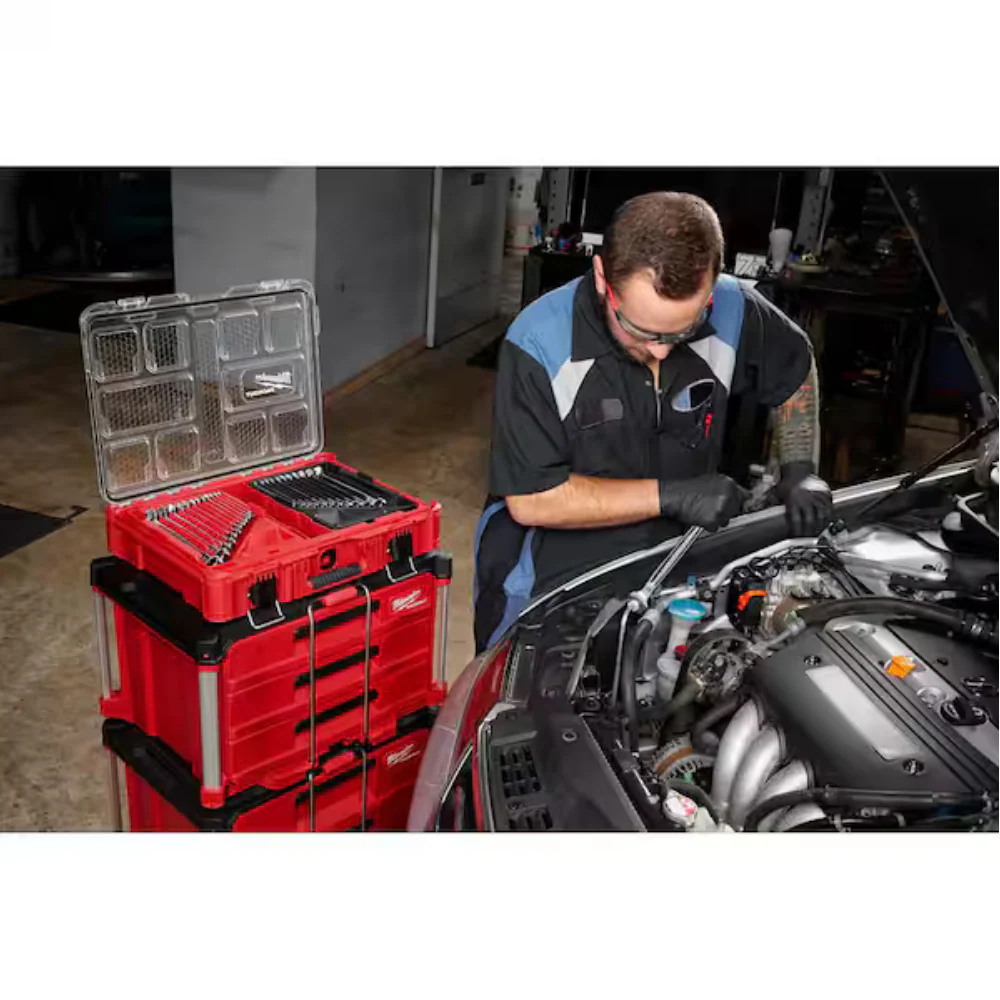 Milwaukee 48-22-9485- 30pc Metric & SAE Combination Wrench Set with PACKOUT™ Organizer - Image 8