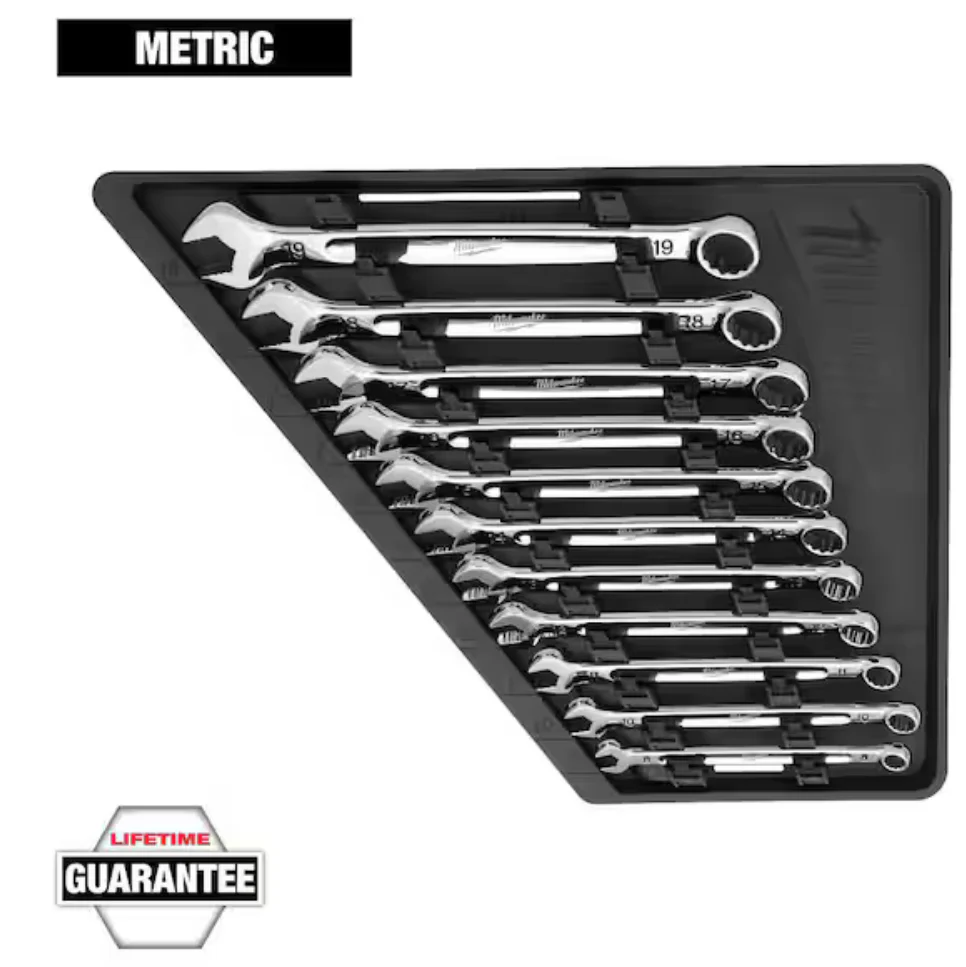 Milwaukee 48-22-9511 Metric Combination Wrench, 11pc - Image 2