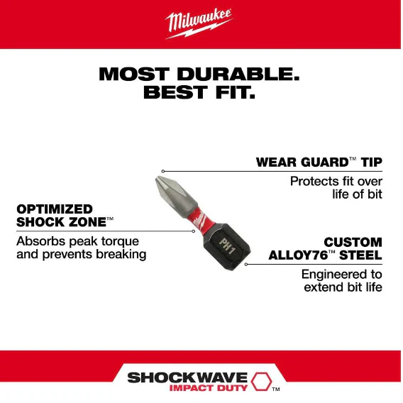 Milwaukee 48-32-4035 SHOCKWAVE Impact Duty™ 13PC Driver Bit Set - Image 3
