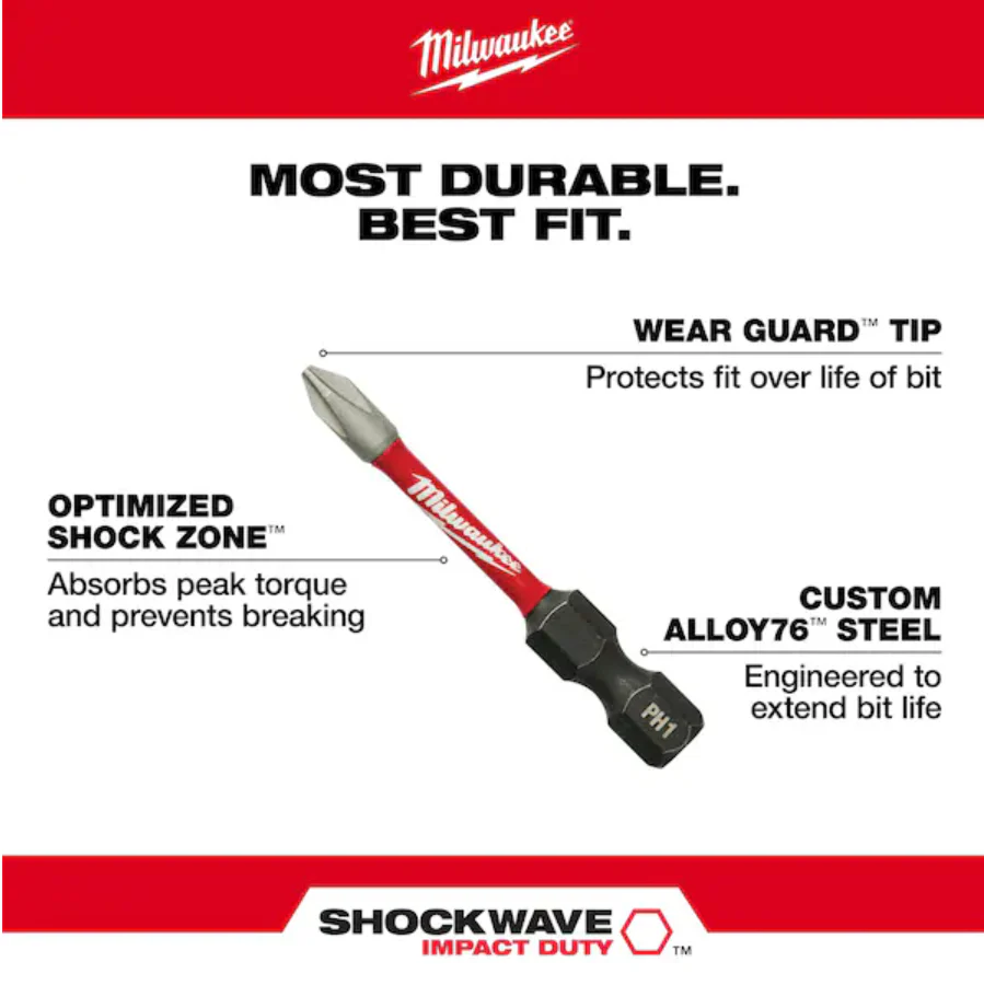 Milwaukee 48-32-4097 SHOCKWAVE Impact Duty™ 60PC Drill & Drive Set - Image 5