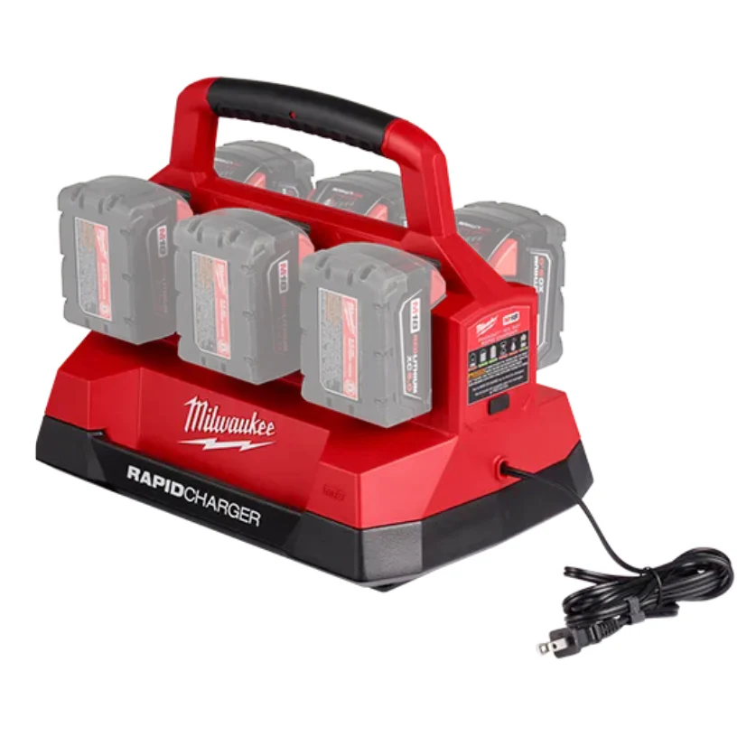 Milwaukee 48-59-1809 M18™ PACKOUT™ Six Bay Rapid Charger - Image 4