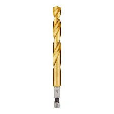 Milwaukee 48-89-4621 SHOCKWAVE™ RED HELIX™ Titanium 3/8" Drill Bits - 1/4" Hex