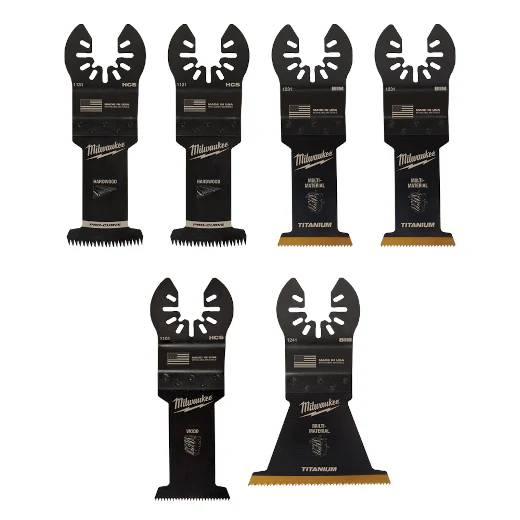 Milwaukee 49-10-9112 OPEN-LOK™ 6pc Multi-Tool Blade Kit - Image 2