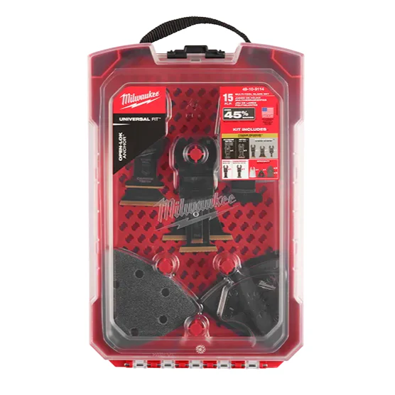 Milwaukee 49-10-9114 OPEN-LOK™ Multi-Tool Blade Variety Kit with Modular Case 15PC - Image 2