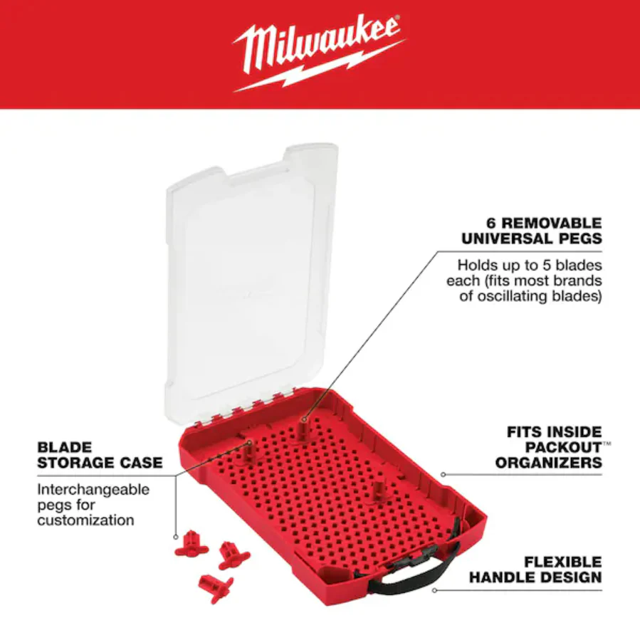 Milwaukee 49-10-9114 OPEN-LOK™ Multi-Tool Blade Variety Kit with Modular Case 15PC - Image 4