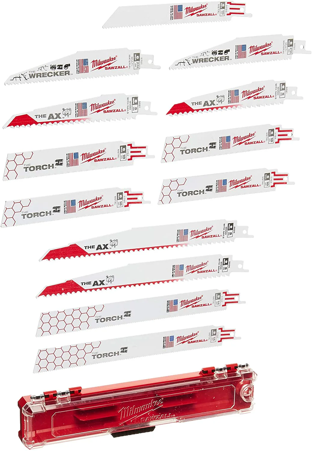 Milwaukee 49-22-1129 SAWZALL® Demolition Blade Set - 12PC - Image 2