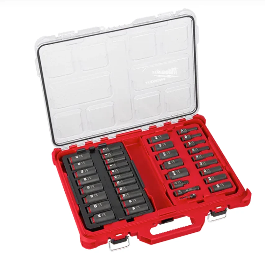 Milwaukee 49-66-6805 SHOCKWAVE Impact Duty™ Socket 3/8” Dr 36PC PACKOUT Set