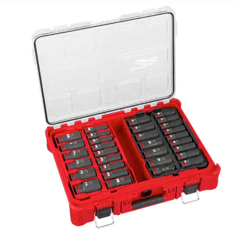 Milwaukee 49-66-6806 SHOCKWAVE Impact Duty™ Socket 1/2” Dr 31PC PACKOUT Set