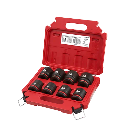 Milwaukee 49-66-7019 SHOCKWAVE Impact Duty™ 3/4" Drive Metric Standard 6 Point Socket Set 8pc