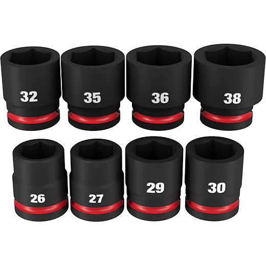 Milwaukee 49-66-7019 SHOCKWAVE Impact Duty™ 3/4" Drive Metric Standard 6 Point Socket Set 8pc - Image 2