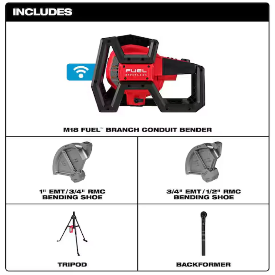 Milwaukee 5150-20 M18 FUEL™ Branch Conduit Bender with AUTO-ZERO (Tool-Only) - Image 2