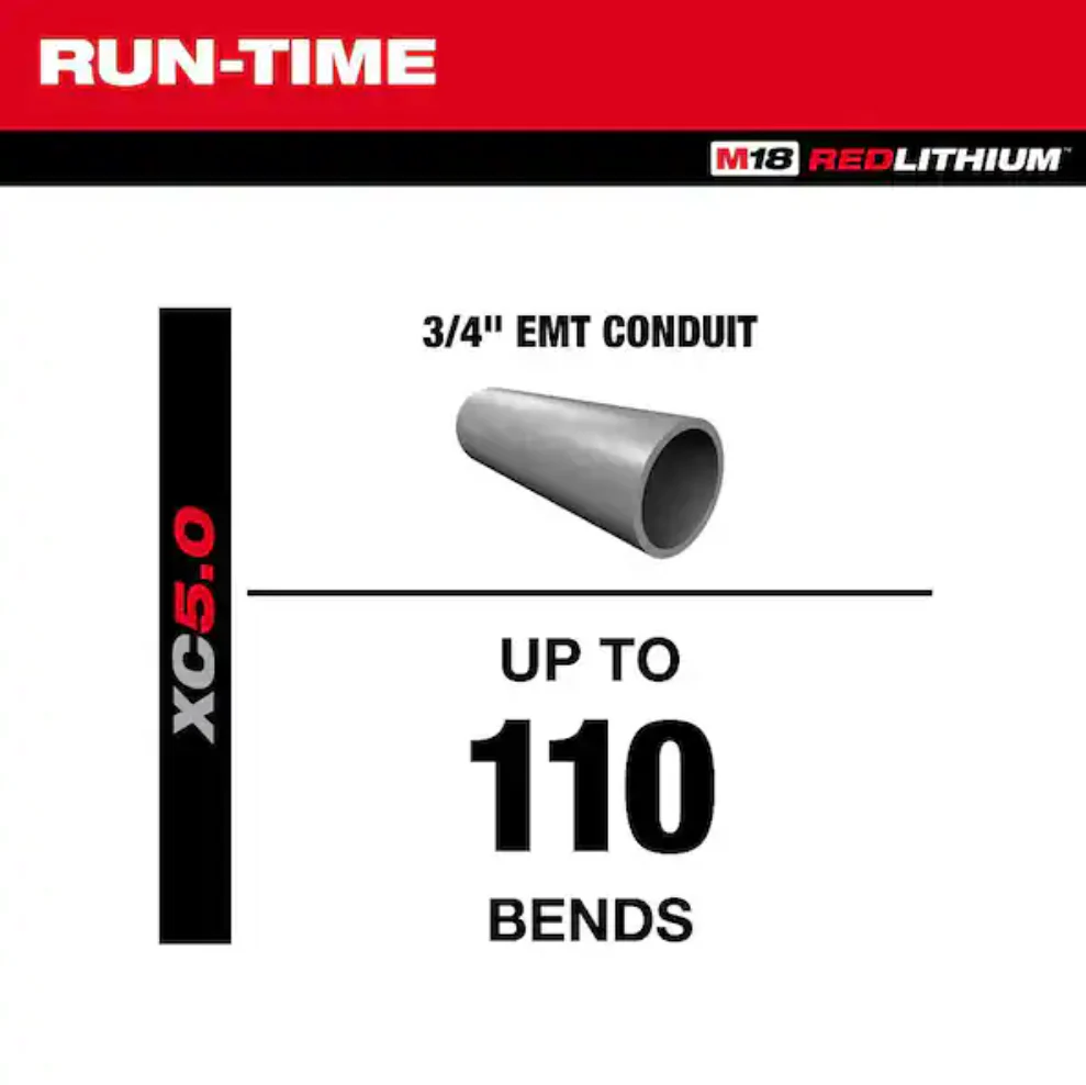 Milwaukee 5150-20 M18 FUEL™ Branch Conduit Bender with AUTO-ZERO (Tool-Only) - Image 6