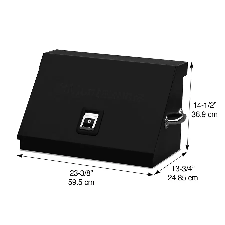 Montezuma SM200B Steel Triangle® Toolbox - 23" x 14" - Image 4