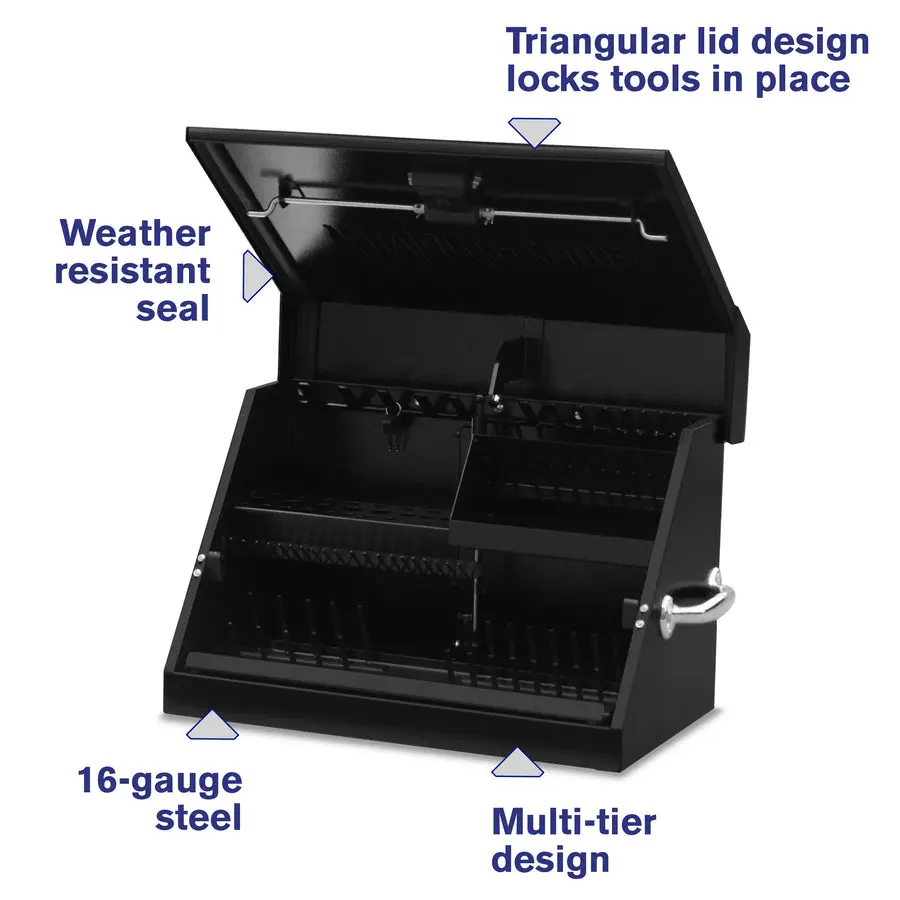 Montezuma SM200B Steel Triangle® Toolbox - 23" x 14" - Image 5
