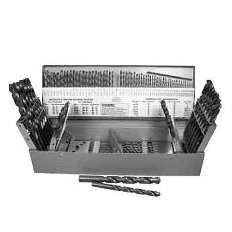 Norseman 43550 J-115 Jobber Length HSS Standard Twist Drill Bit Set