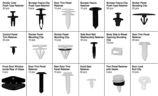 Performance Tool W5240 350pc GM Trim Clip Assortment - Image 2