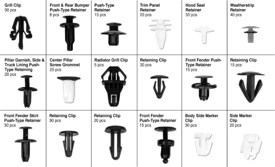 Performance Tool W5244 418pc Honda Trim Clip Asst. - Image 2