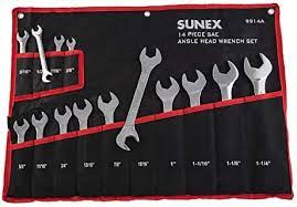 Sunex 9914A SAE Angle Head Wrench Set - 14pc - Image 2