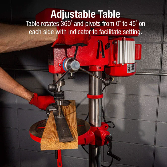 Sunex 5000A 16 Speed Floor UL/CSA Drill Press - Image 3